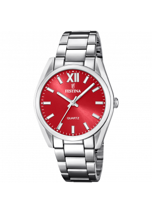 Reloj de mujer festina alegría f20622/b con esfera roja