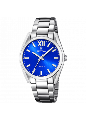 Reloj de mujer festina alegría f20622/e con esfera azul